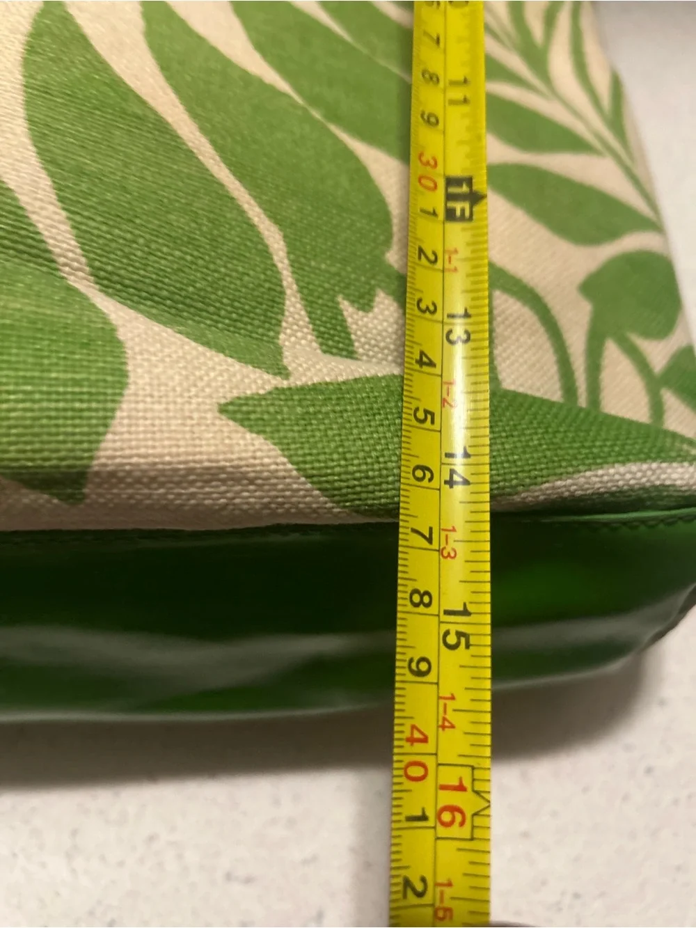 Kate spade Leafy Green and Cream Tote Bag